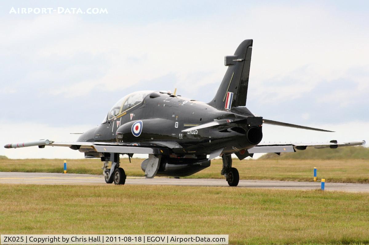ZK025, 2009 British Aerospace Hawk T2 C/N RT016/1254, RAF 19(R)Sqn