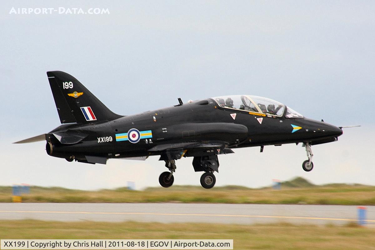 XX199, 1978 Hawker Siddeley Hawk T.1A C/N 046/312046, RAF 208(R) Sqdn