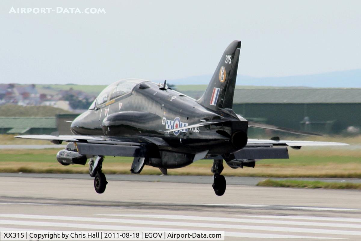 XX315, 1980 Hawker Siddeley Hawk T.1A C/N 156/312140, RAF 19(R)Sqn