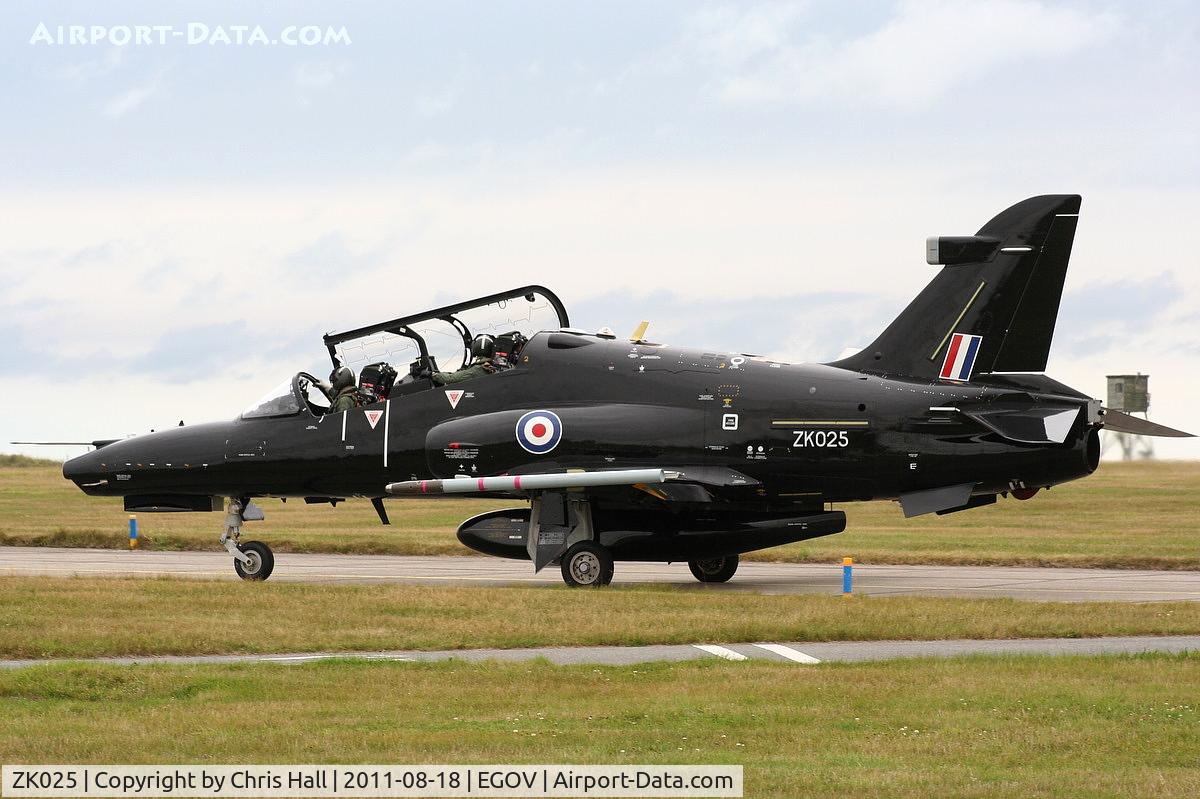 ZK025, 2009 British Aerospace Hawk T2 C/N RT016/1254, RAF 19(R)Sqn