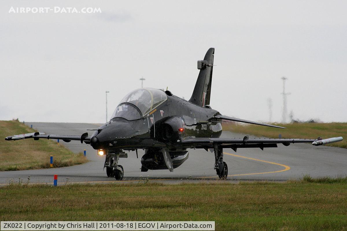 ZK022, 2009 British Aerospace Hawk T2 C/N RT013/1251, RAF 19(R)Sqn