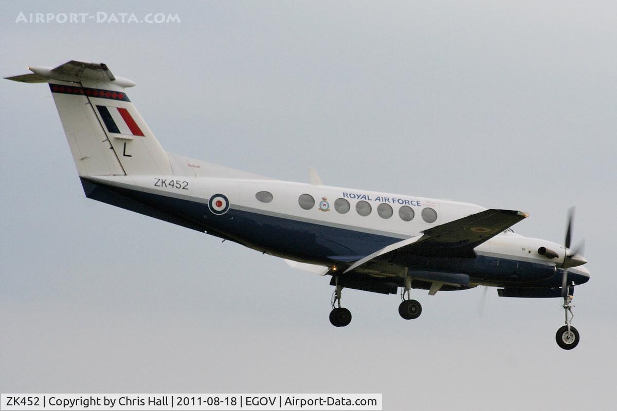 ZK452, 2003 Raytheon B200 King Air C/N BB-1832, RAF 3FTS / 45(R) Sqn