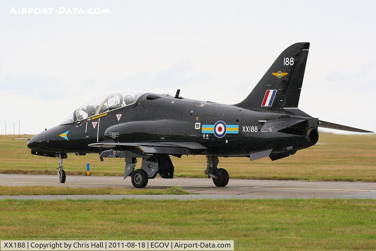 XX188, 1977 Hawker Siddeley Hawk T.1A C/N 035/312035, RAF 208(R) Sqdn