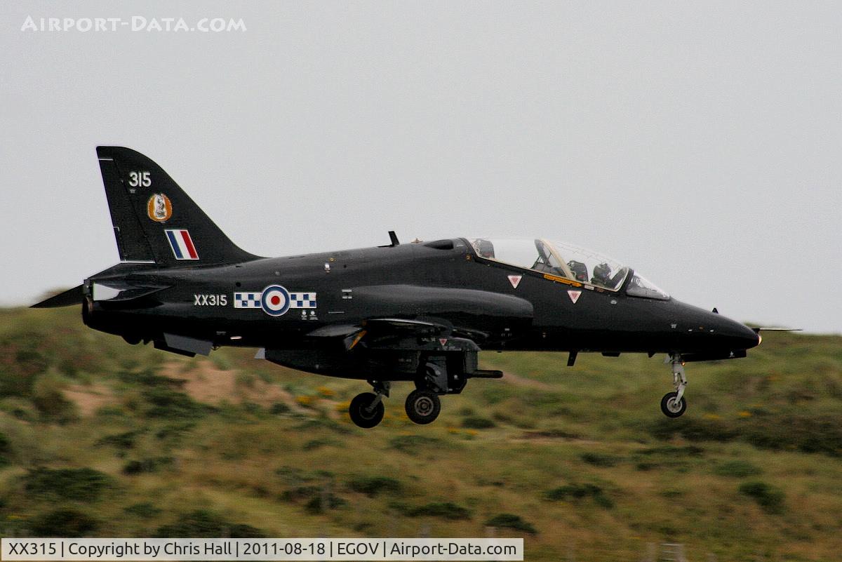 XX315, 1980 Hawker Siddeley Hawk T.1A C/N 156/312140, RAF 19(R)Sqn
