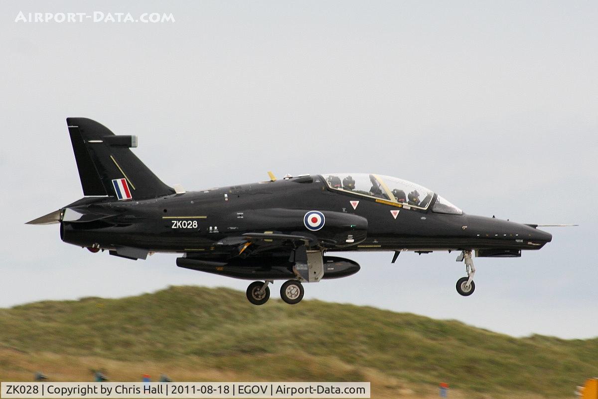 ZK028, 2009 British Aerospace Hawk T2 C/N RT019/1257, RAF 19(R)Sqn