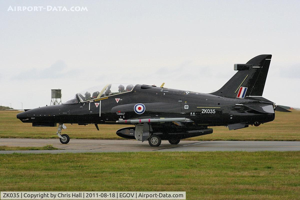 ZK035, 2010 British Aerospace Hawk T2 C/N RT026/1264, RAF 19(R)Sqn