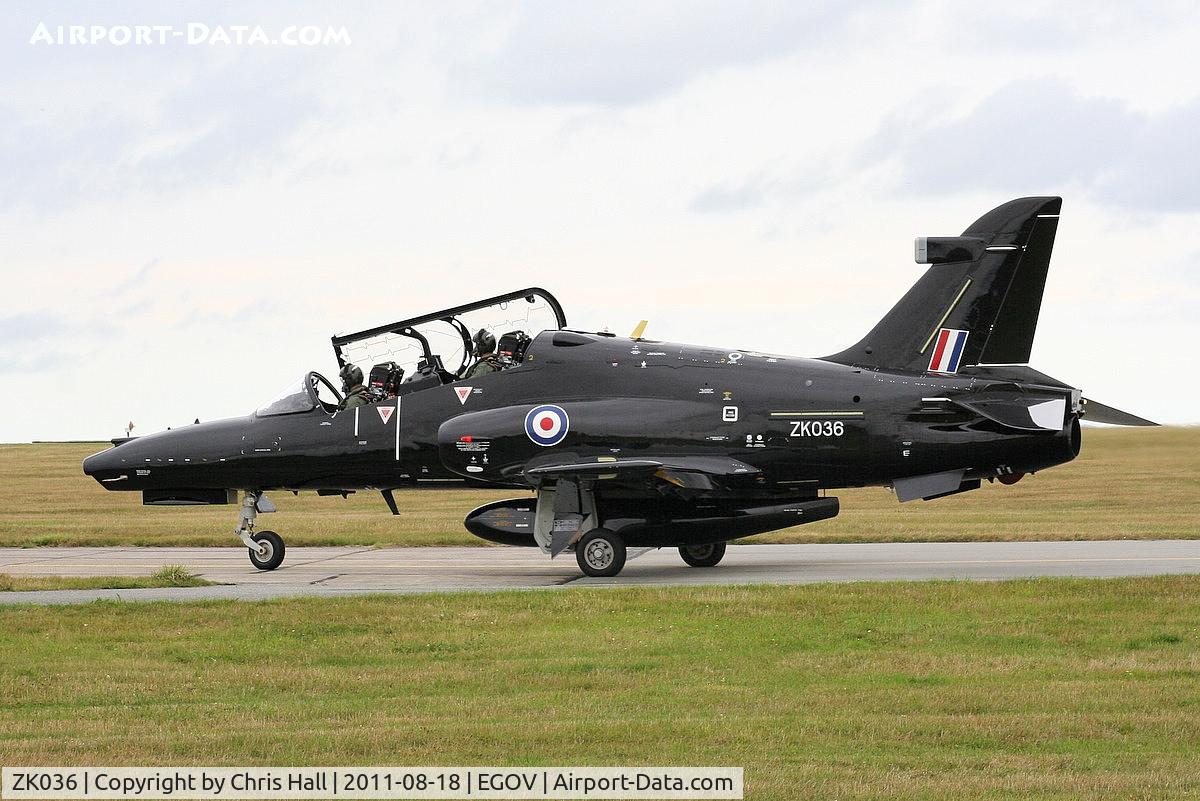 ZK036, 2010 British Aerospace Hawk T2 C/N RT027/1265, RAF 19(R)Sqn