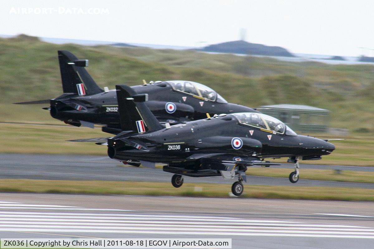 ZK036, 2010 British Aerospace Hawk T2 C/N RT027/1265, RAF 19(R)Sqn