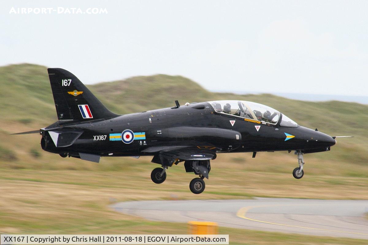 XX167, 1977 Hawker Siddeley Hawk T.1 C/N 014/312014, RAF 208(R) Sqdn