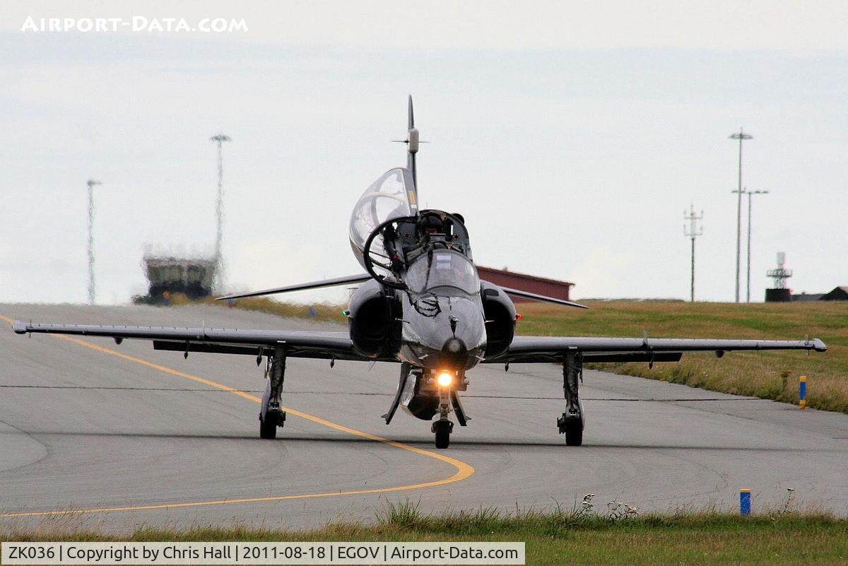 ZK036, 2010 British Aerospace Hawk T2 C/N RT027/1265, RAF 19(R)Sqn