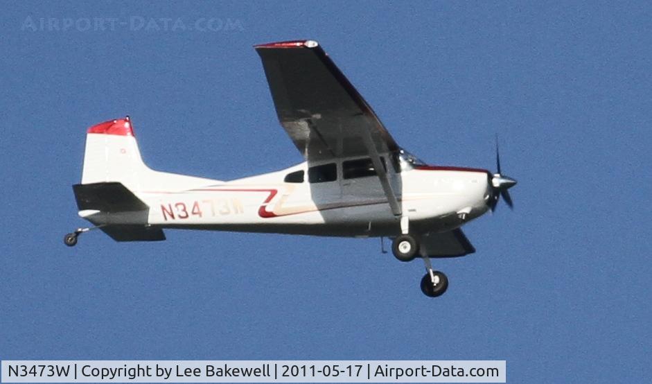 N3473W, 1980 Cessna A185F Skywagon 185 C/N 18504080, While operating over Forest Lake, MN