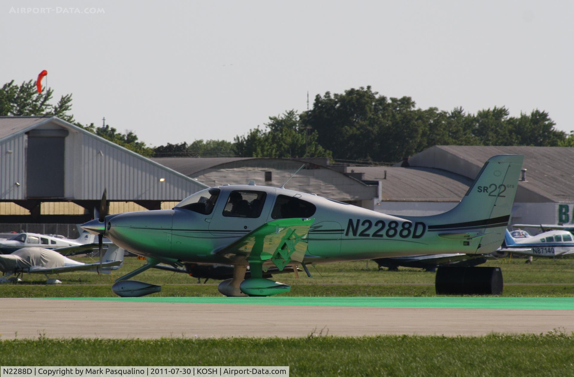N2288D, Cirrus SR22 GTS C/N 3761, Cirrus SR22