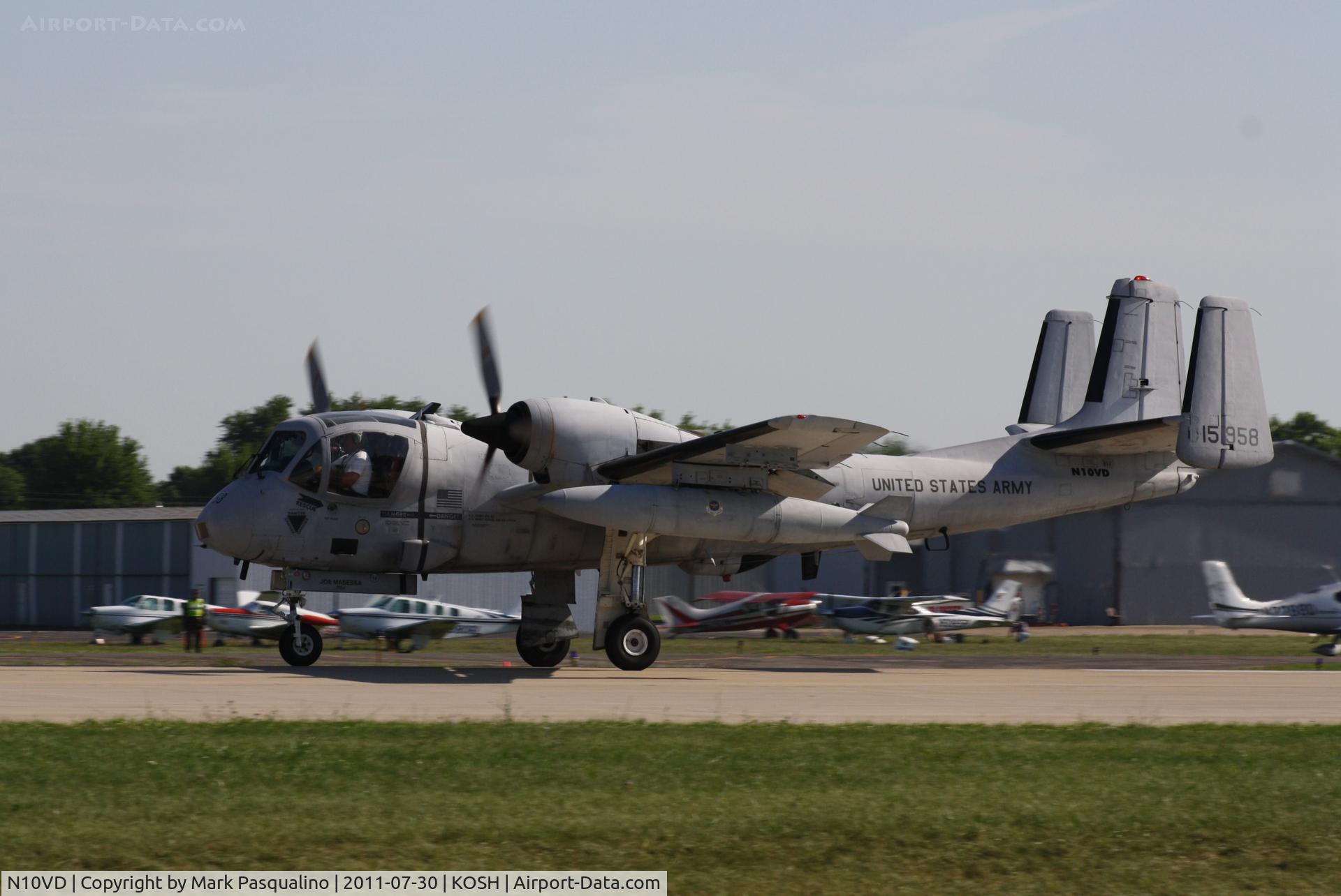 N10VD, 1968 Grumman OV-1D Mohawk C/N 162C, Grumman OV-1