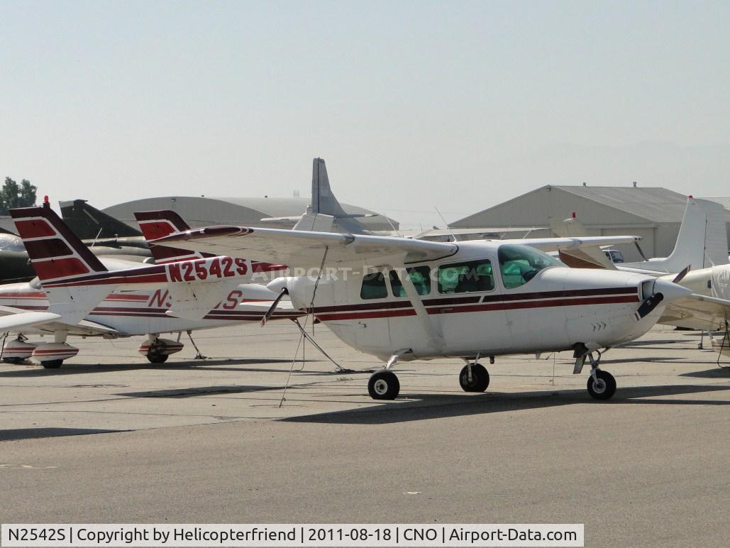 N2542S, 1968 Cessna T337C Turbo Super Skymaster C/N 337-0842, Parked in Quadrant A parking
