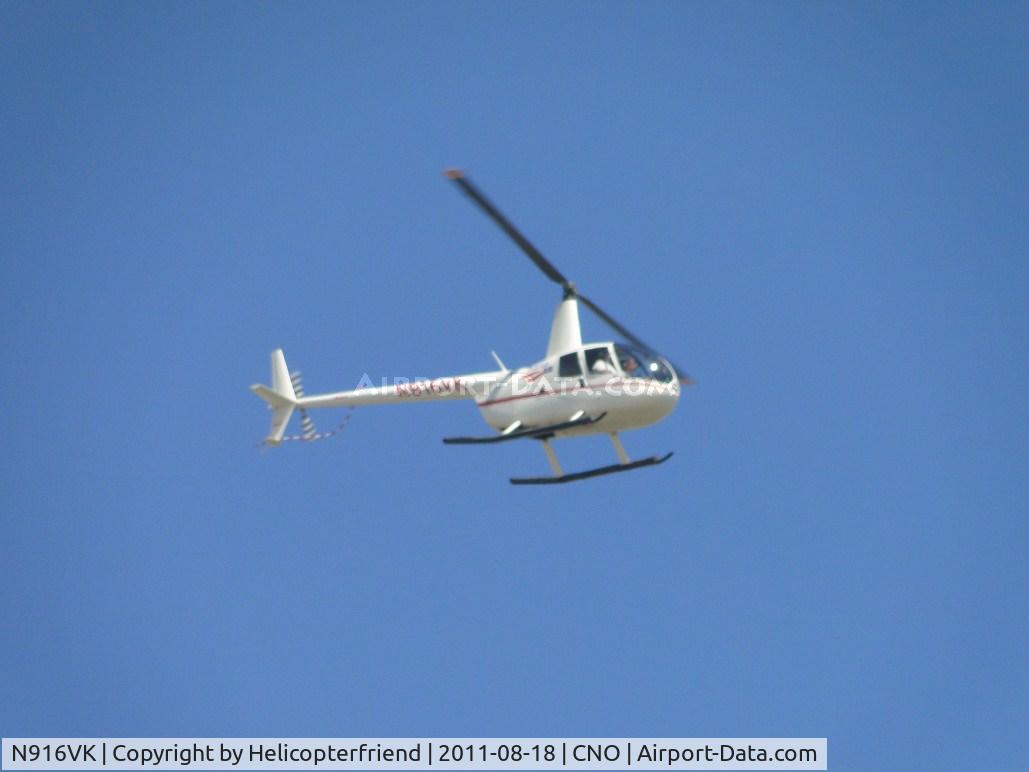 N916VK, 2006 Robinson R44 II C/N 11162, Flying downwind leg north of the airport