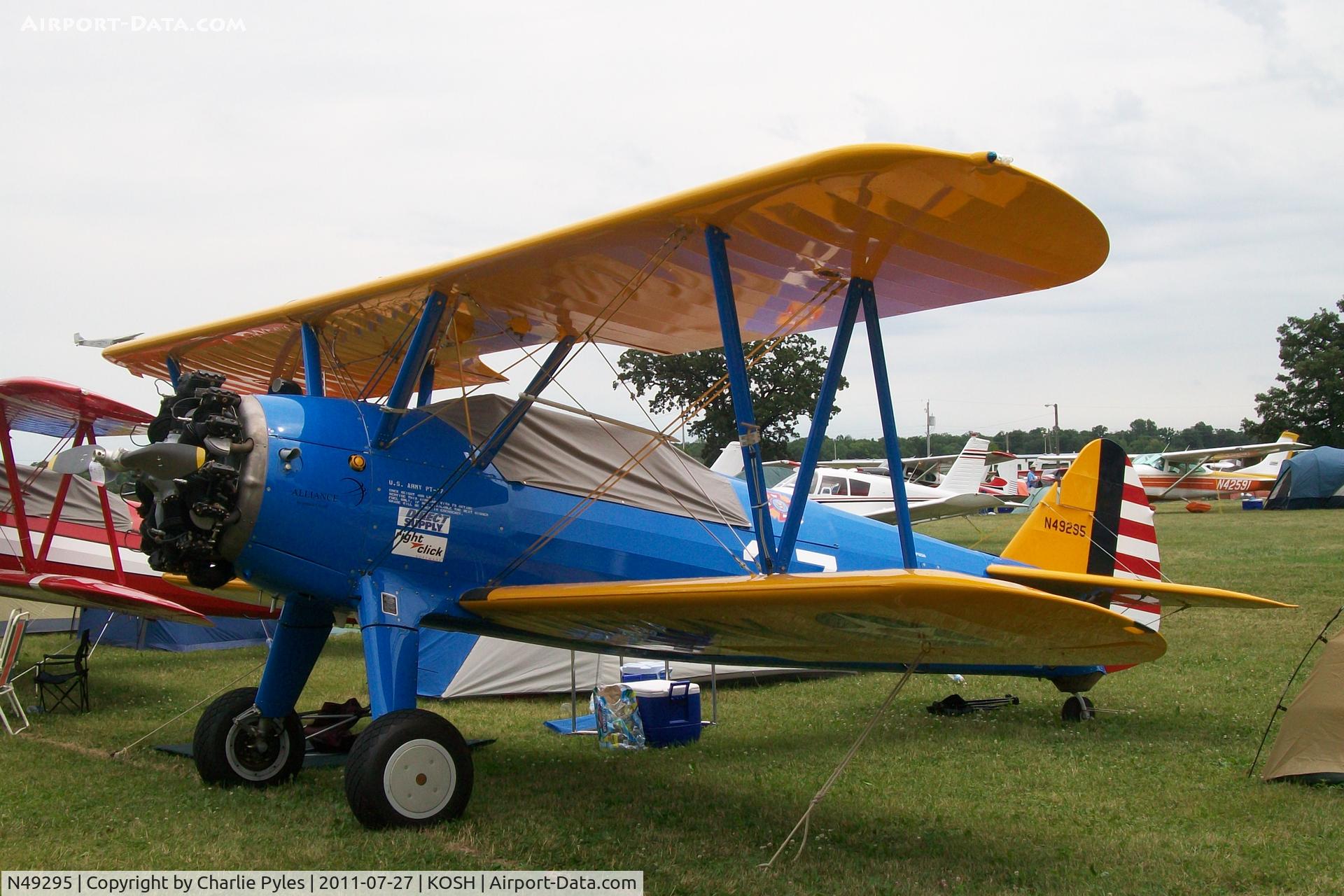 N49295, 1940 Boeing A75N1(PT17) C/N 75-531, -