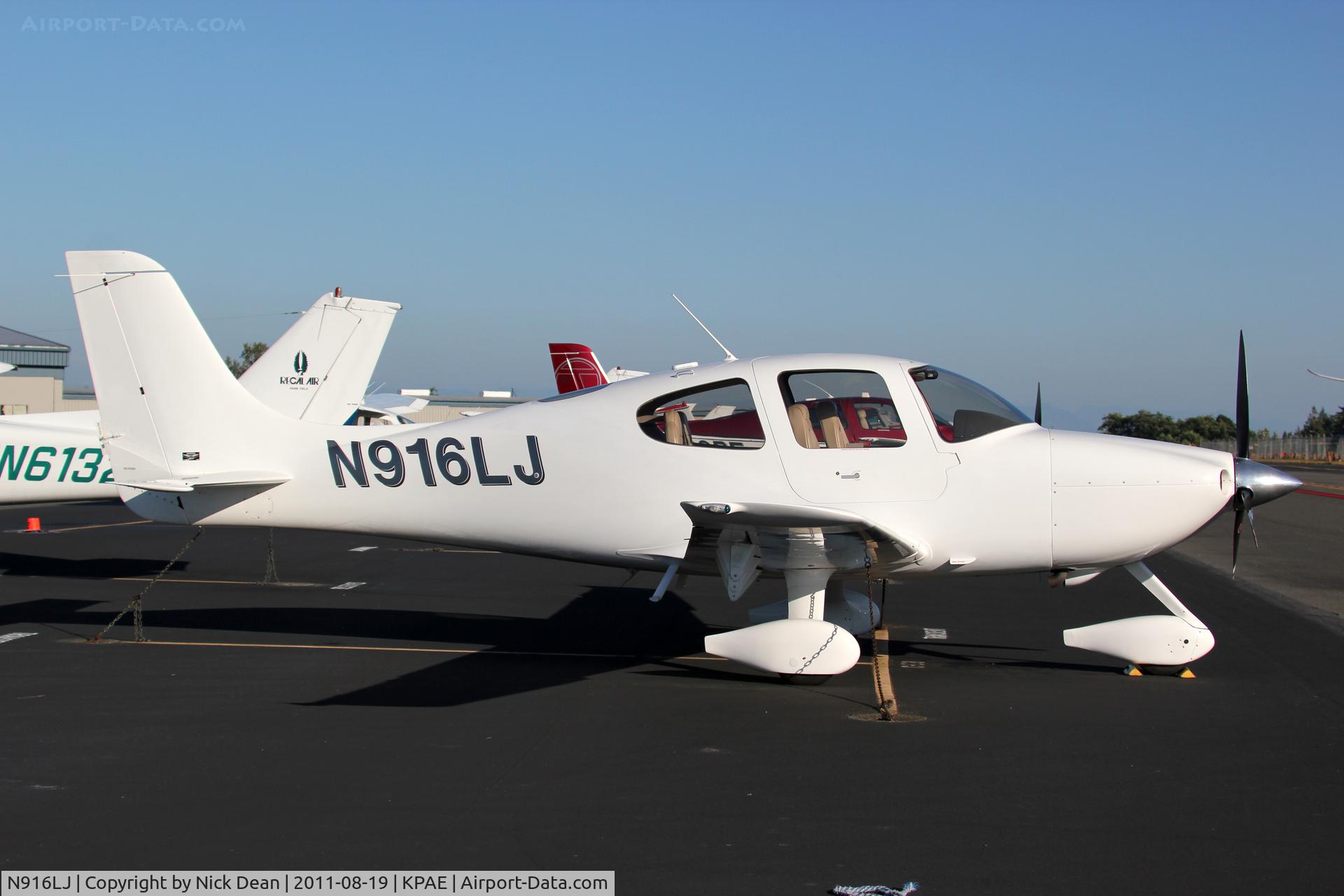 N916LJ, 2001 Cirrus SR22 C/N 0080, KPAE/PAE