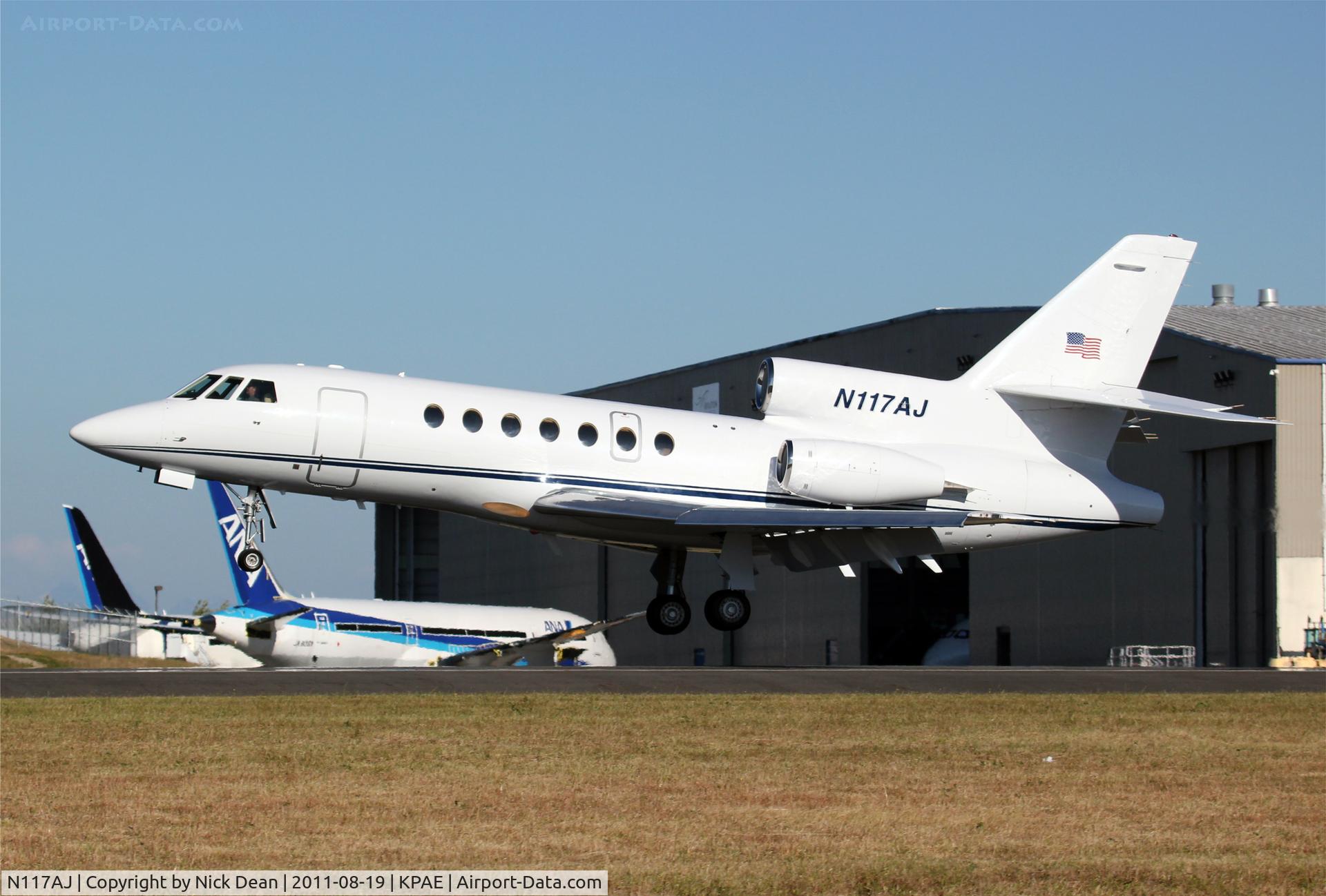 N117AJ, Dassault Falcon 50 C/N 154, KPAE/PAE