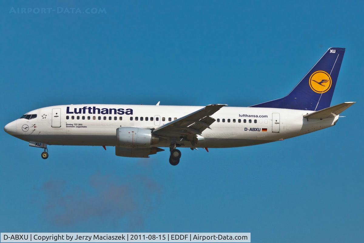 D-ABXU, 1989 Boeing 737-330 C/N 24282, D-ABXU