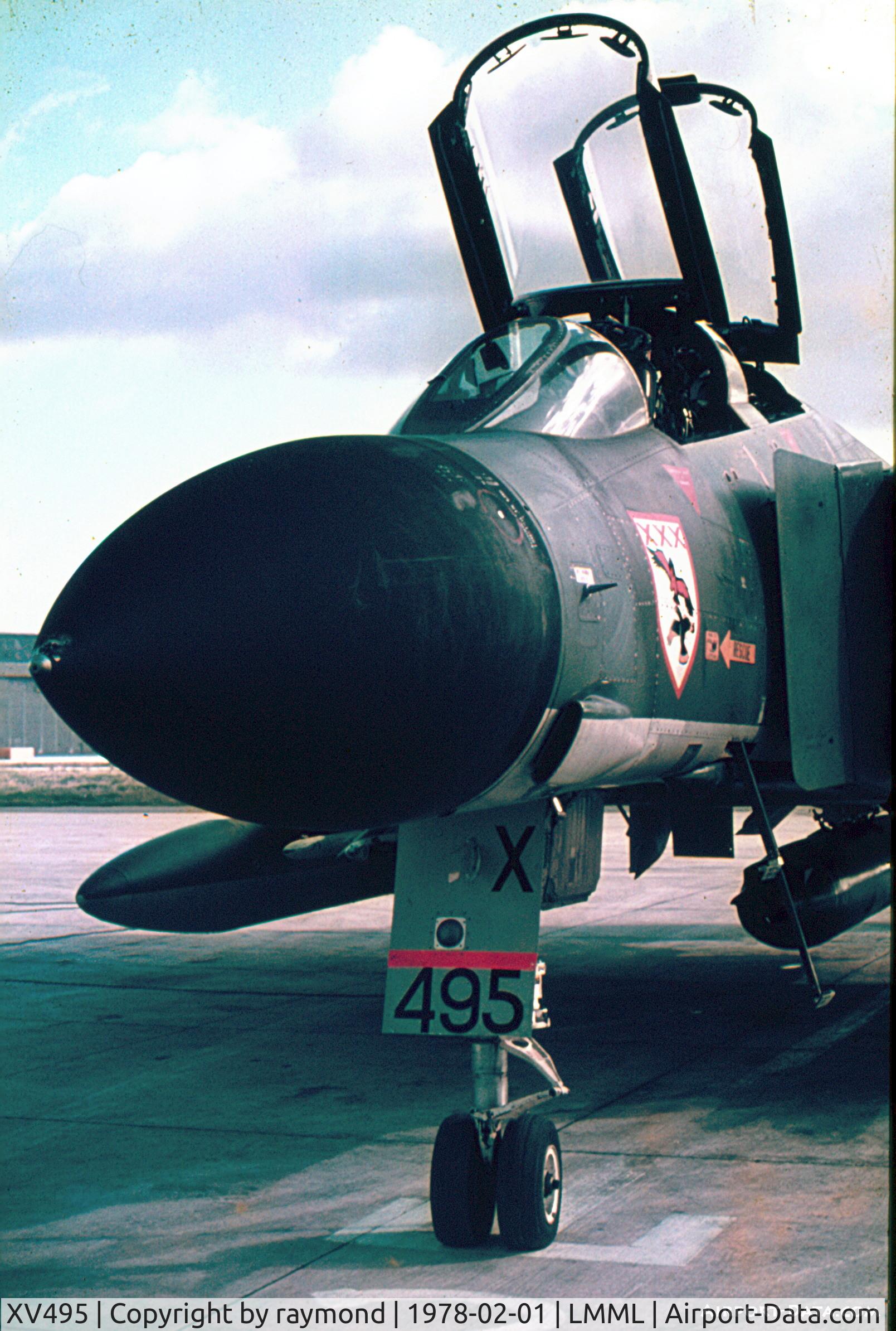 XV495, 1969 McDonnell Douglas Phantom FGR2 C/N 3434, Phantom FGR2 XV495/X 29Sqd RAF