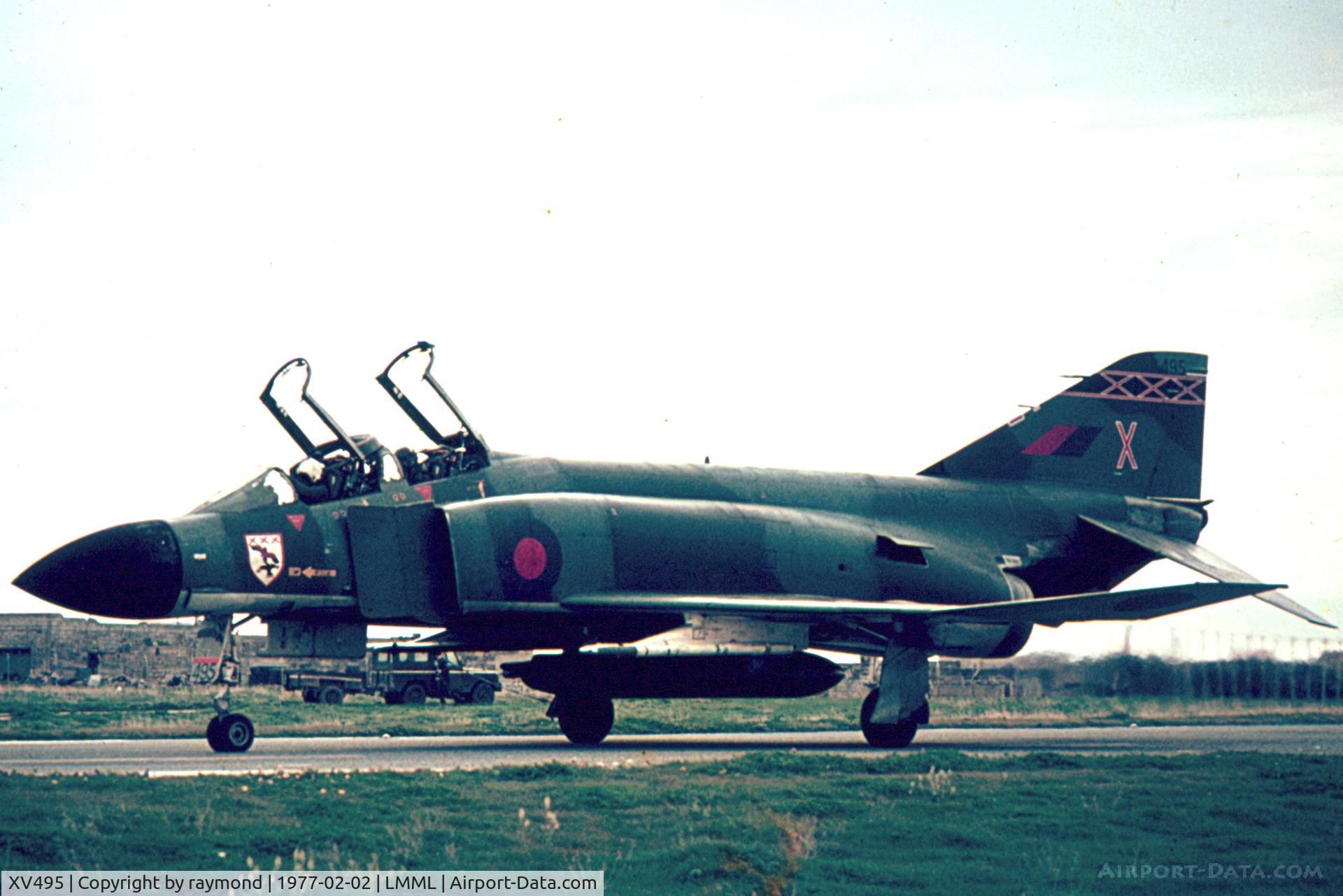 XV495, 1969 McDonnell Douglas Phantom FGR2 C/N 3434, Phantom FGR2 XV495/X 29Sqd RAF