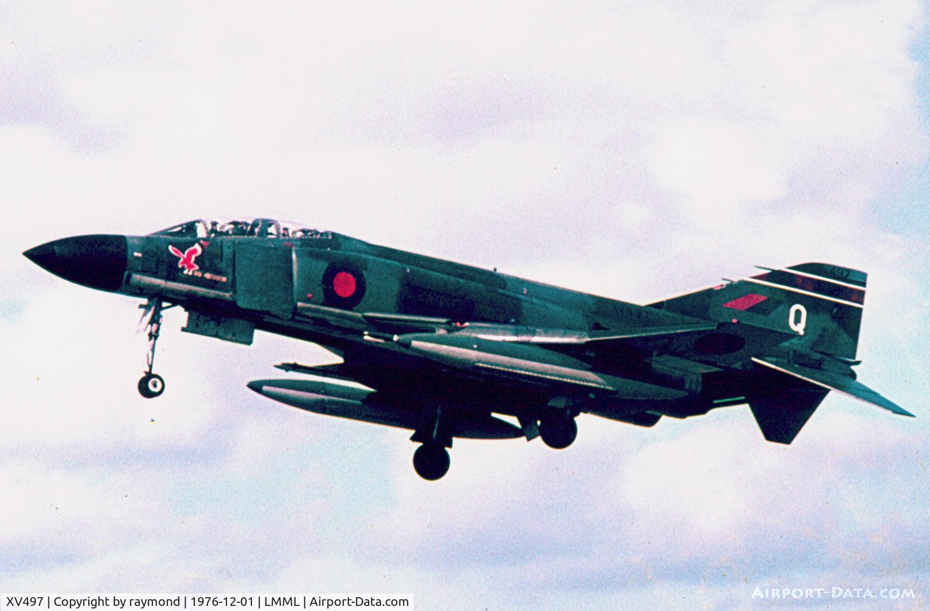 XV497, 1969 McDonnell Douglas Phantom FGR2 C/N 3454, Phantom FGR2 XV497/Q 23Sqd RAF