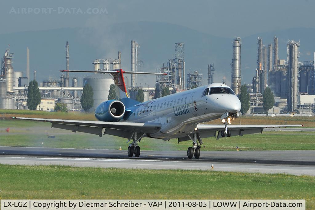 LX-LGZ, 2000 Embraer EMB-145LU (ERJ-145LU) C/N 145258, Luxair Embraer 145