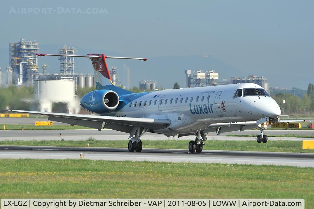 LX-LGZ, 2000 Embraer EMB-145LU (ERJ-145LU) C/N 145258, Luxair Embraer 145