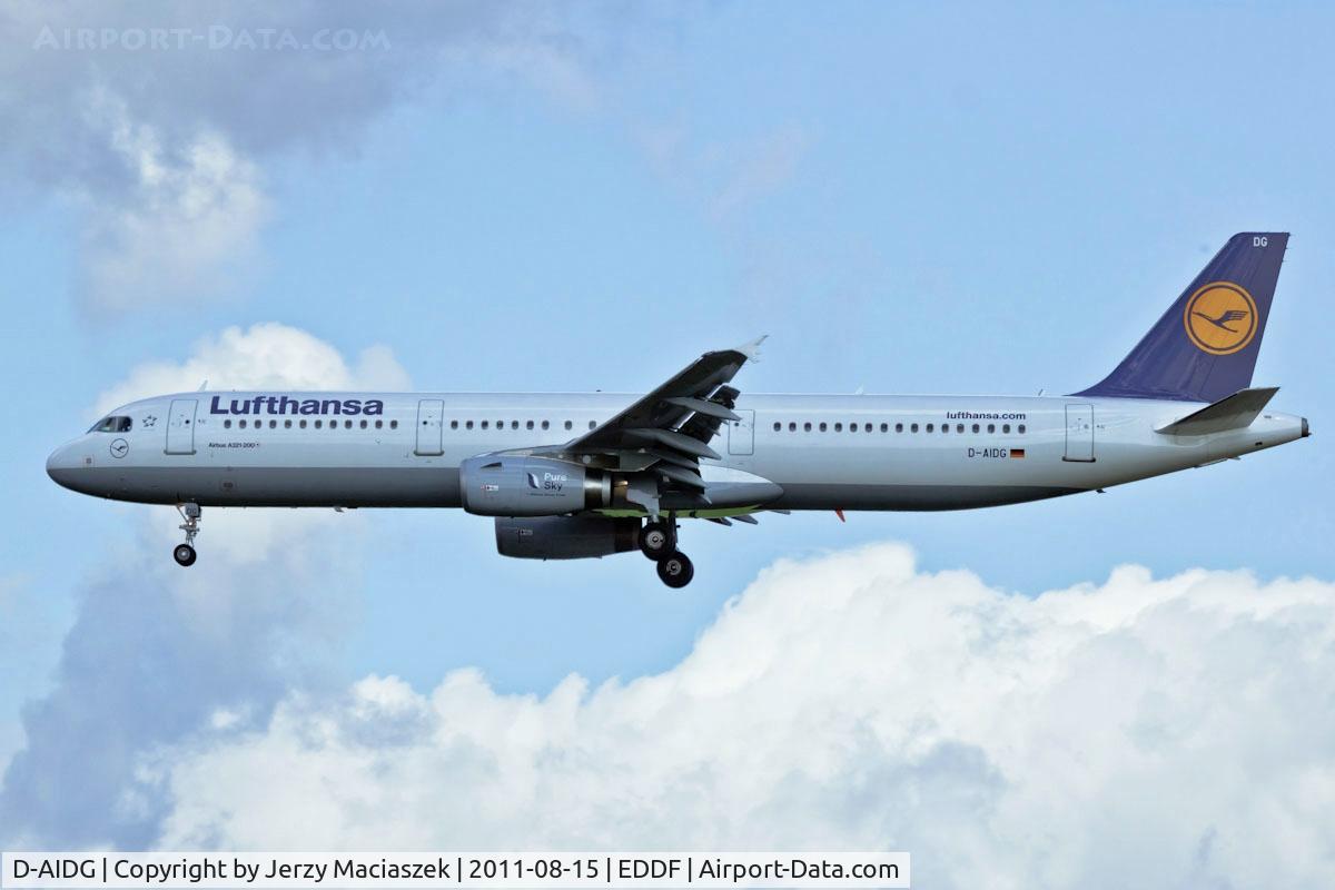 D-AIDG, 2011 Airbus A321-231 C/N 4672, Airbus A321-231