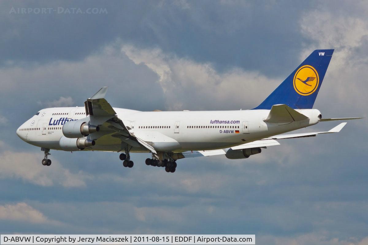 D-ABVW, 1999 Boeing 747-430 C/N 29493, Boeing 747-430