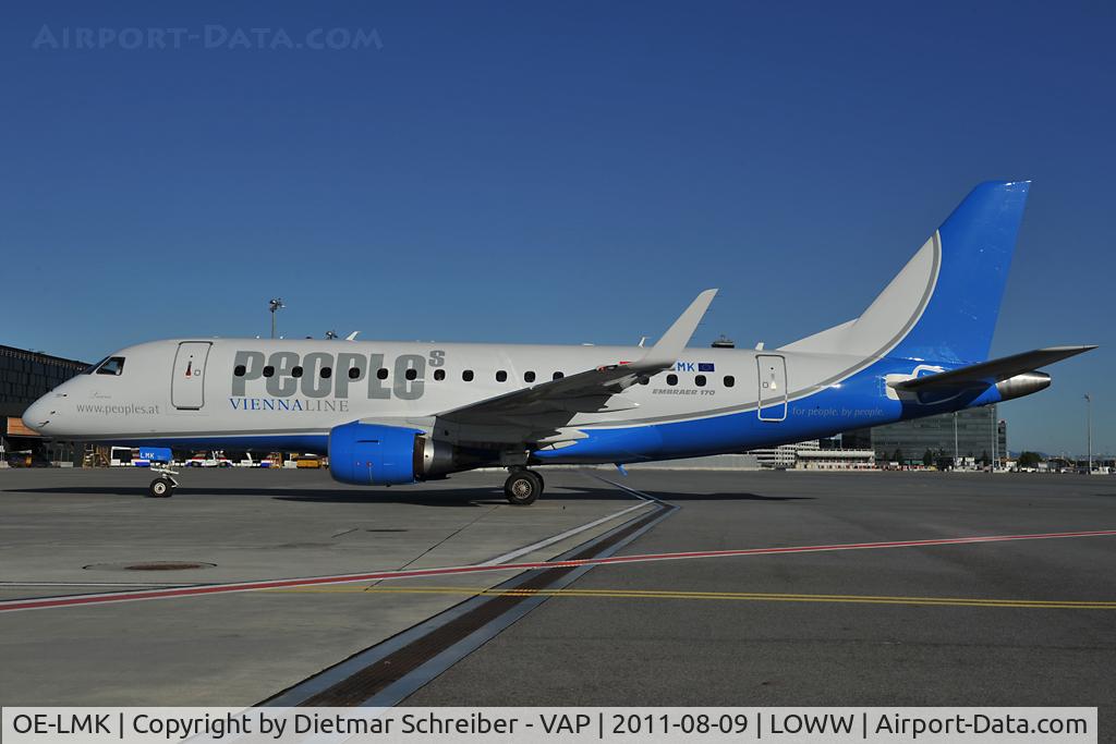 OE-LMK, 2006 Embraer 170LR (ERJ-170-100LR) C/N 17000150, Peoples Vienna Line Embraer 170