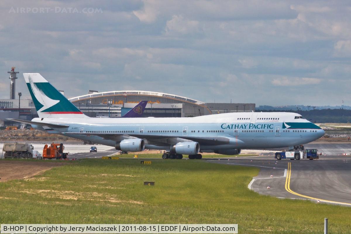 B-HOP, 1989 Boeing 747-467 C/N 23815, Boeing 747-467