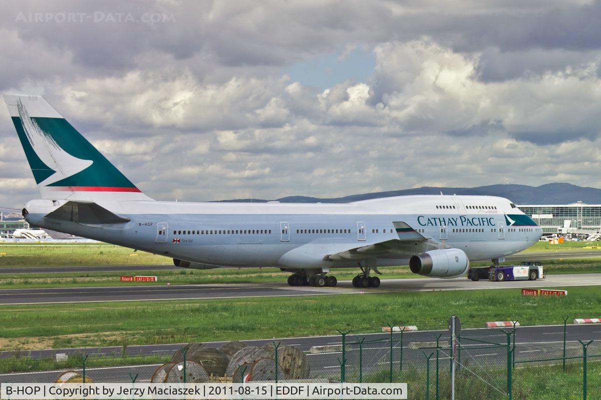 B-HOP, 1989 Boeing 747-467 C/N 23815, Boeing 747-467,