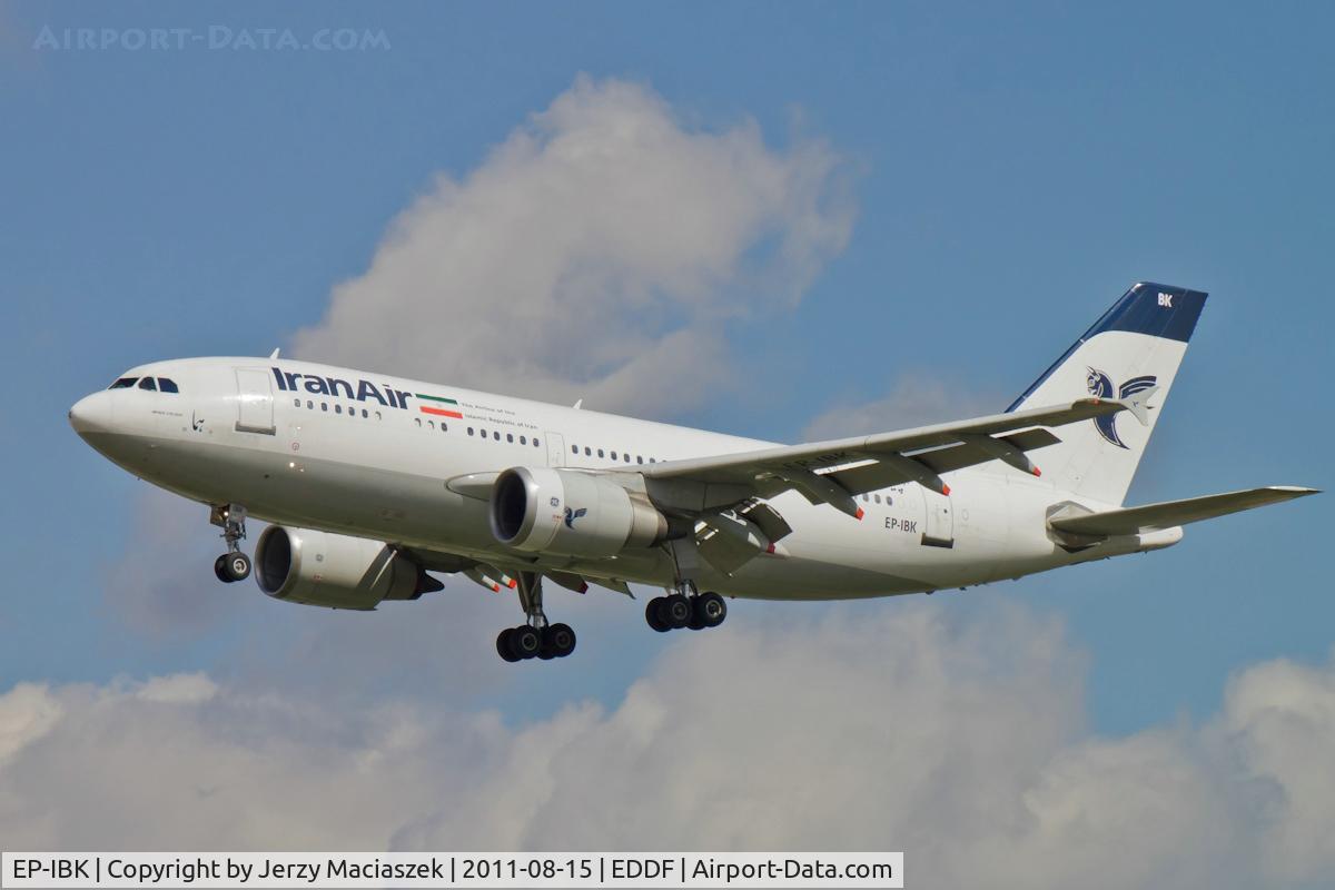 EP-IBK, 1993 Airbus A310-304 C/N 671, Airbus A310-304