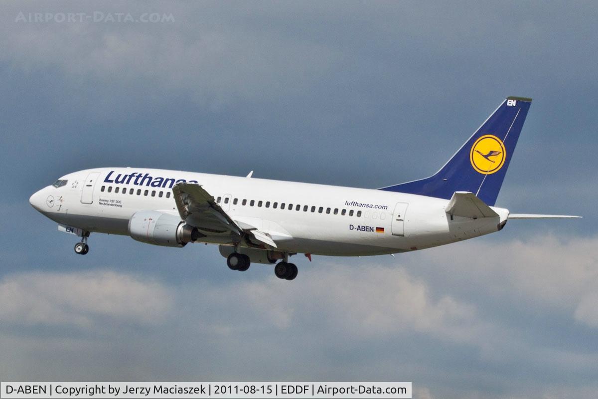 D-ABEN, 1991 Boeing 737-330 C/N 26428, Boeing 737-330