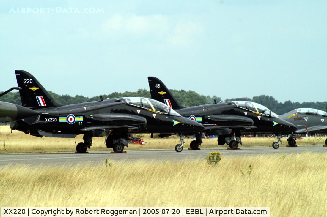 XX220, 1978 Hawker Siddeley Hawk T.1A C/N 056/312056, Spottersday.RAF 208 Squadron.