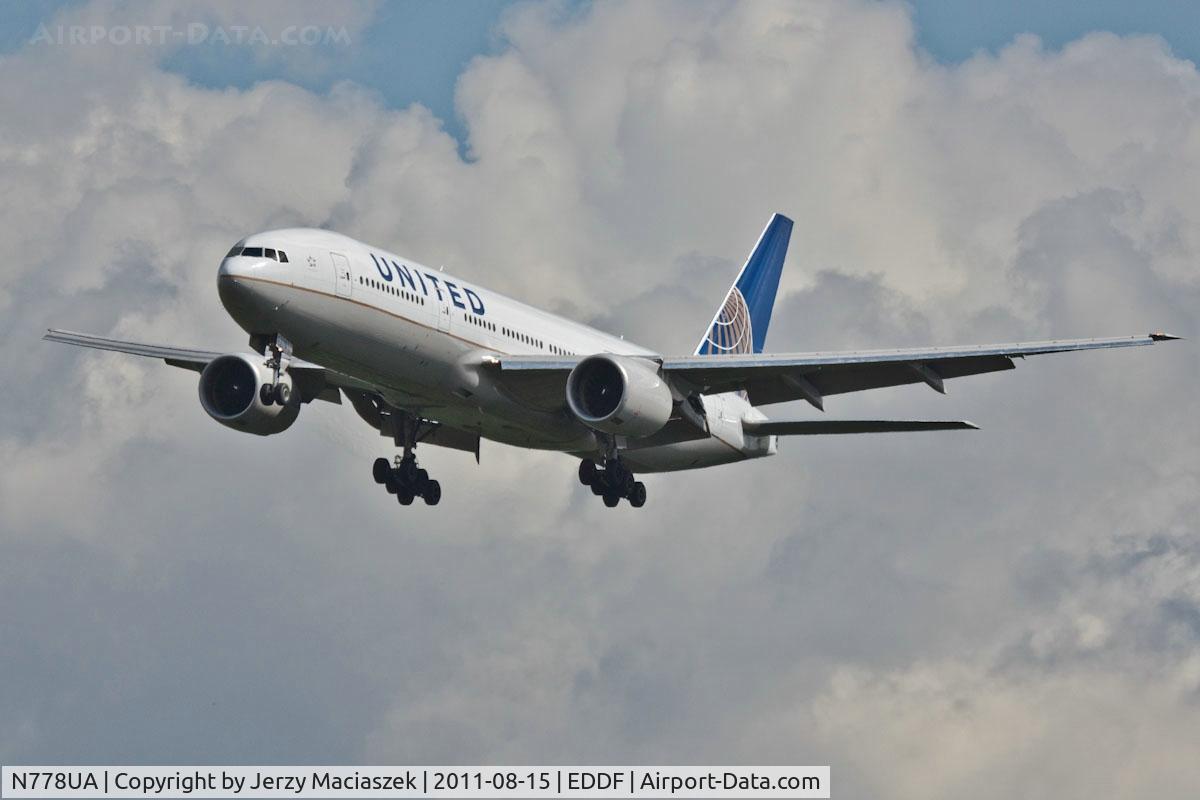 N778UA, 1996 Boeing 777-222 C/N 26940, Boeing 777-222