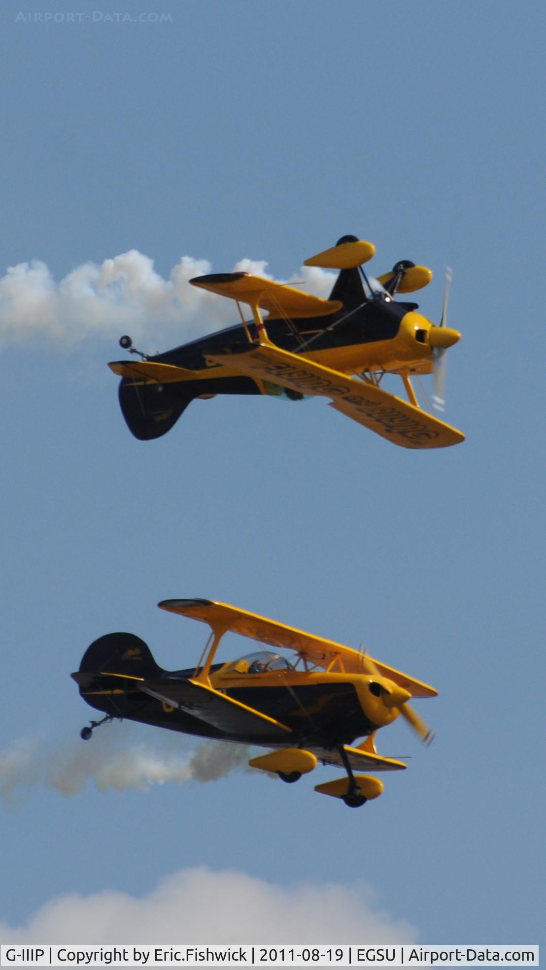 G-IIIP, 1984 Pitts S-1D Special C/N PFA 009-10195, The pair at the American Air Day, Duxford August, 2011