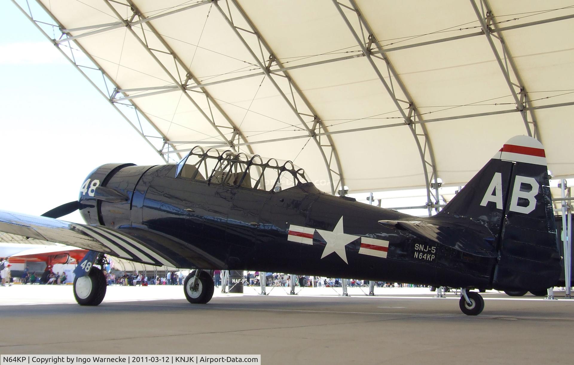 N64KP, 1943 North American AT-6D C/N 84936, North American AT-6D Texan at the 2011 airshow at El Centro NAS, CA