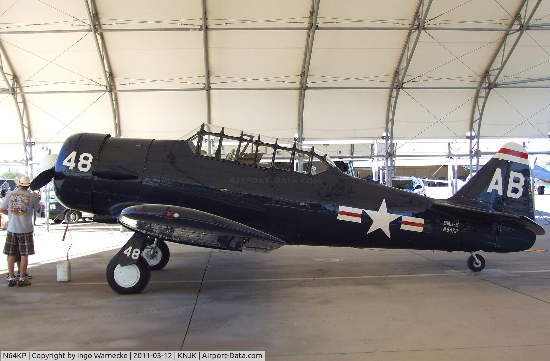 N64KP, 1943 North American AT-6D C/N 84936, North American AT-6D Texan at the 2011 airshow at El Centro NAS, CA