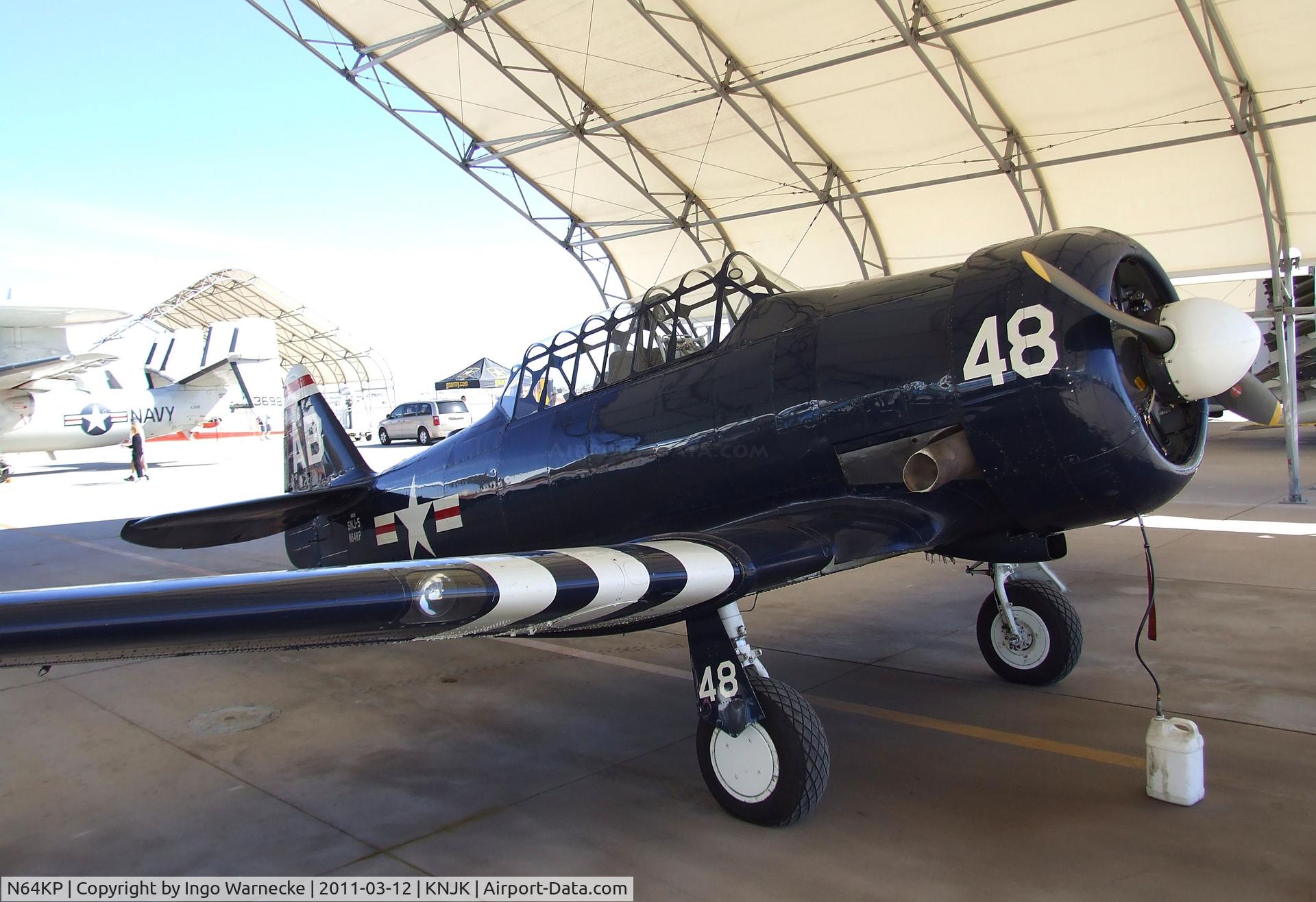 N64KP, 1943 North American AT-6D C/N 84936, North American AT-6D Texan at the 2011 airshow at El Centro NAS, CA