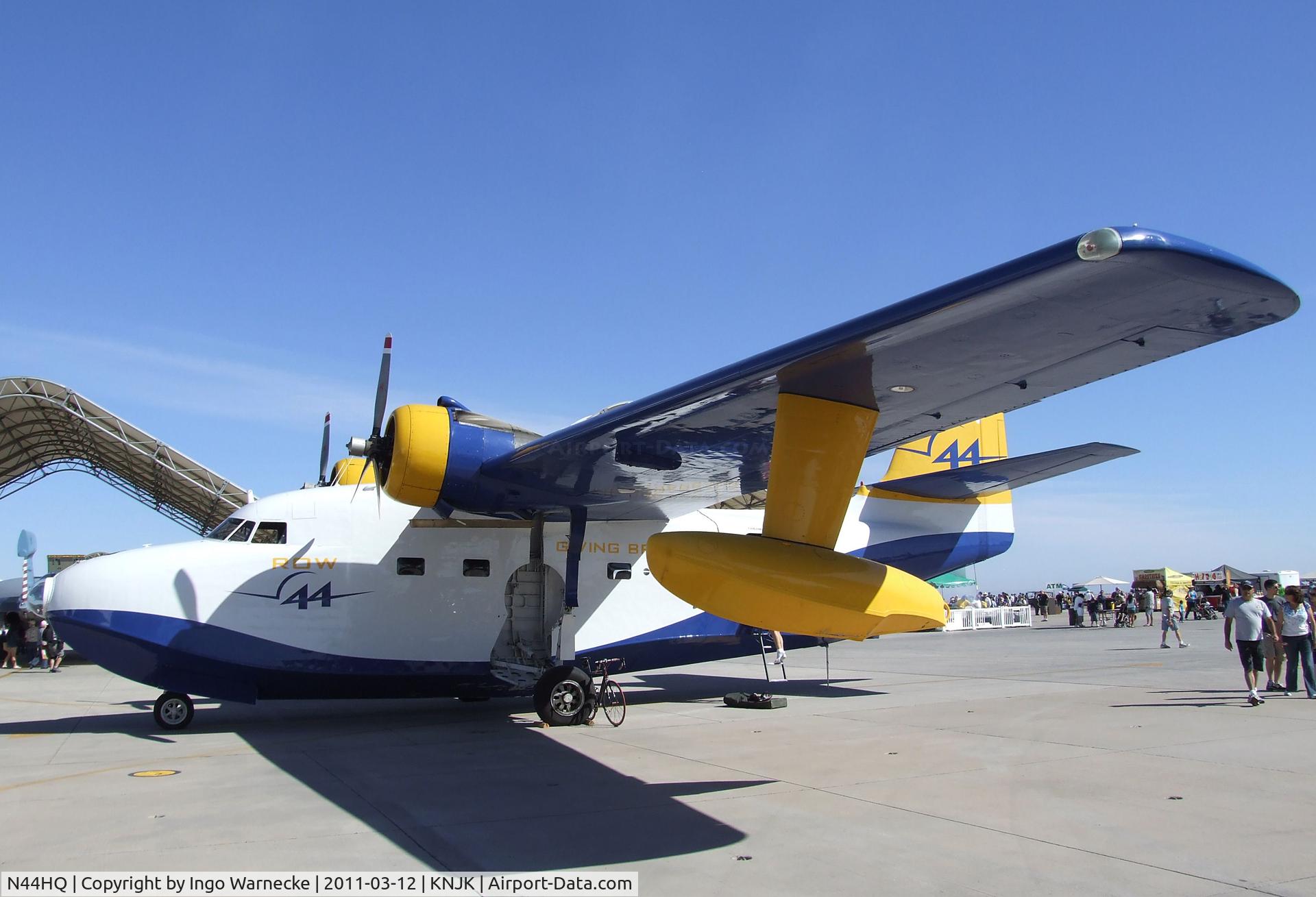 N44HQ, 1950 Grumman HU-16B Albatross C/N G-99, Grumman HU-16B Albatross at the 2011 airshow at El Centro NAS, CA