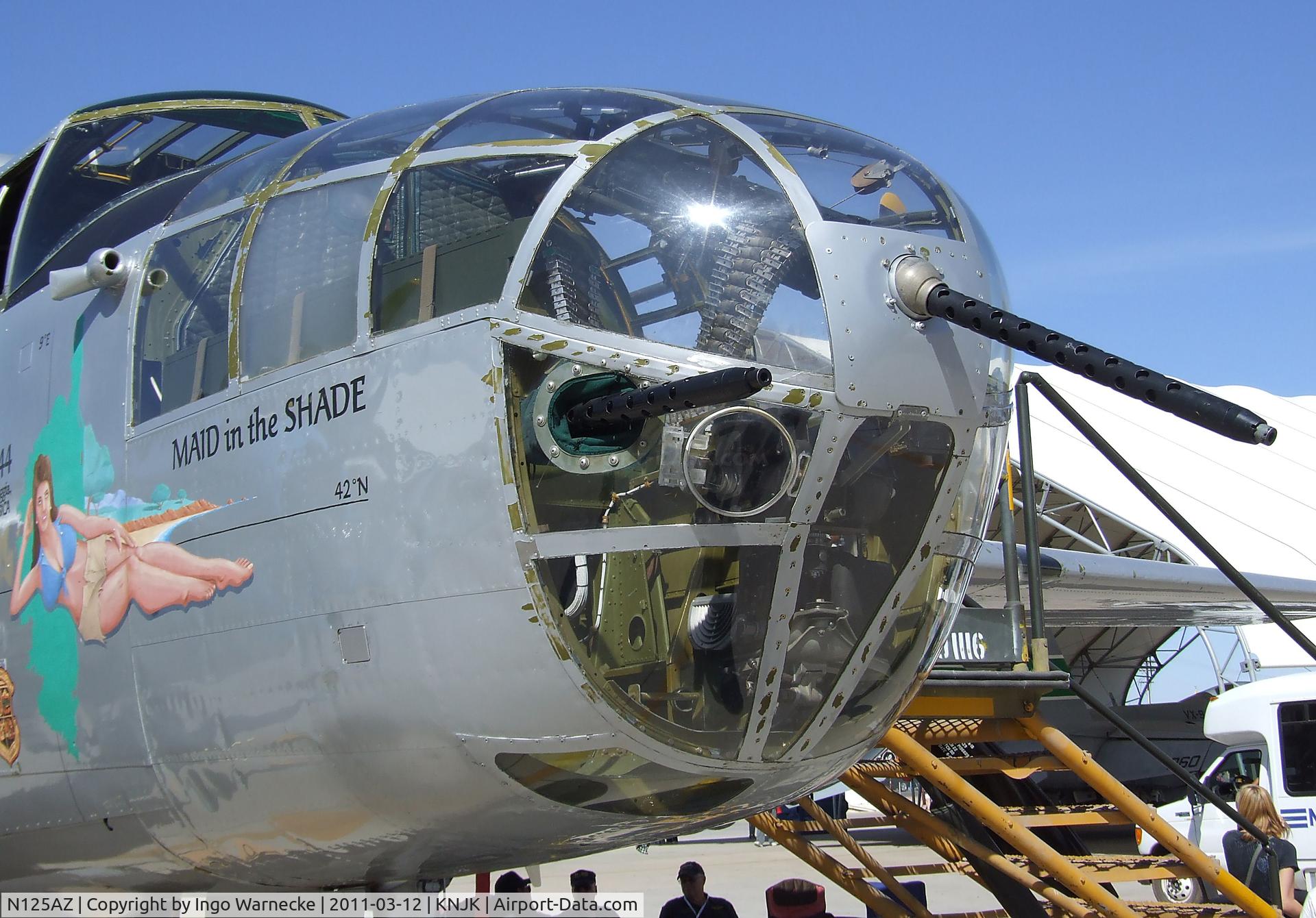 N125AZ, 1960 North American TB-25N Mitchell C/N 108-35262, North American B-25J Mitchell at the 2011 airshow at El Centro NAS, CA