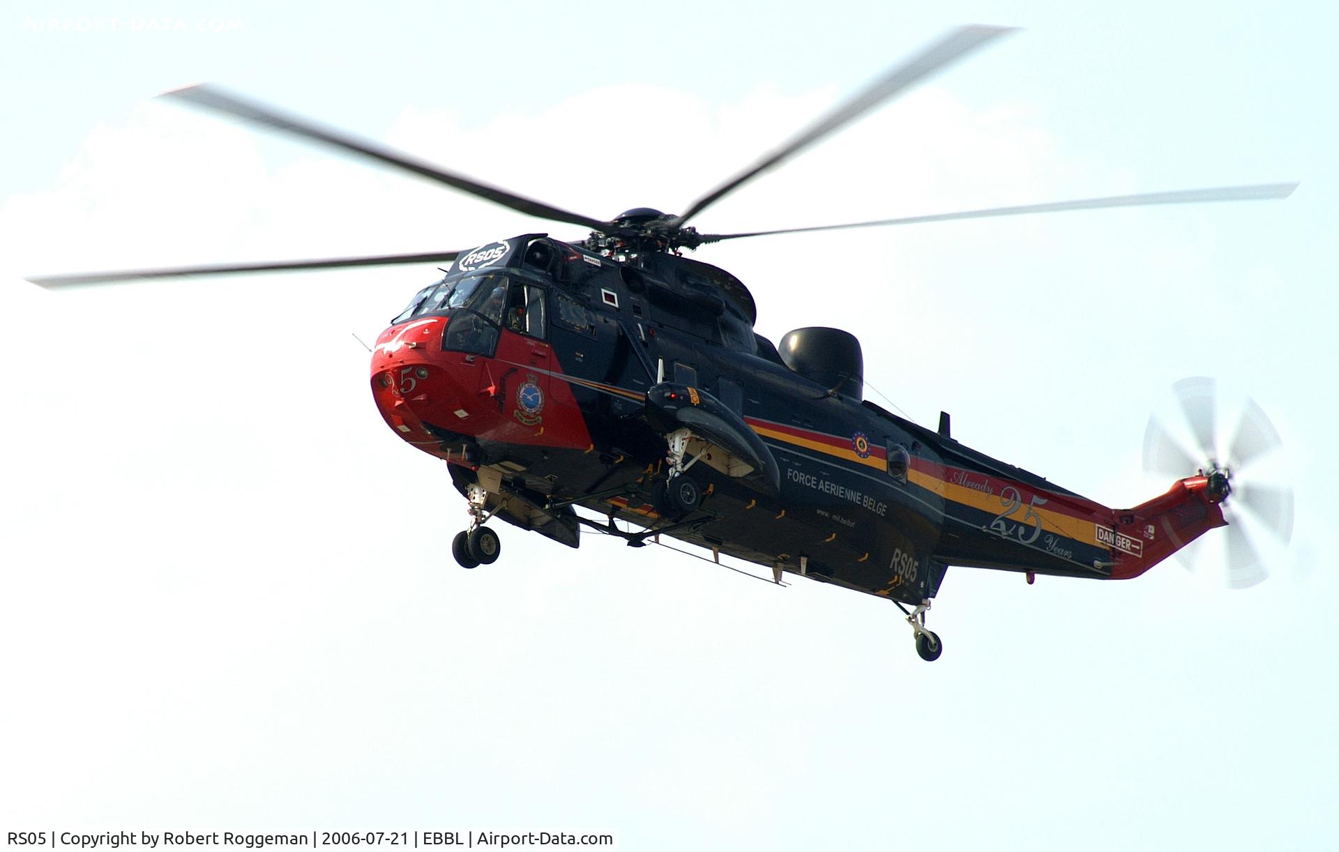 RS05, 1976 Westland Sea King Mk.48 C/N WA835, Special colors BAF 25 YEARS Sea King.