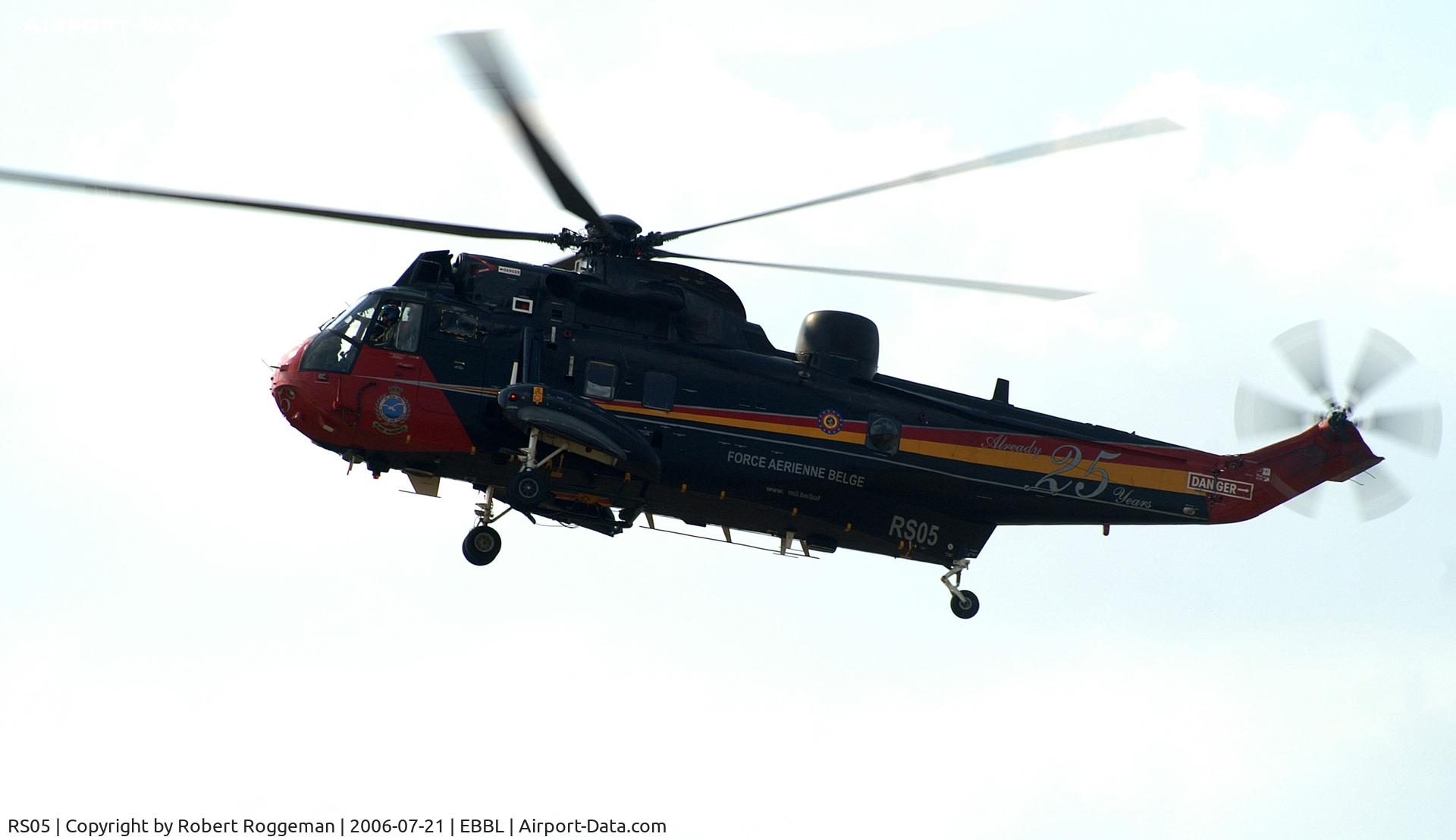 RS05, 1976 Westland Sea King Mk.48 C/N WA835, Special colors BAF 25 YEARS Sea King.
