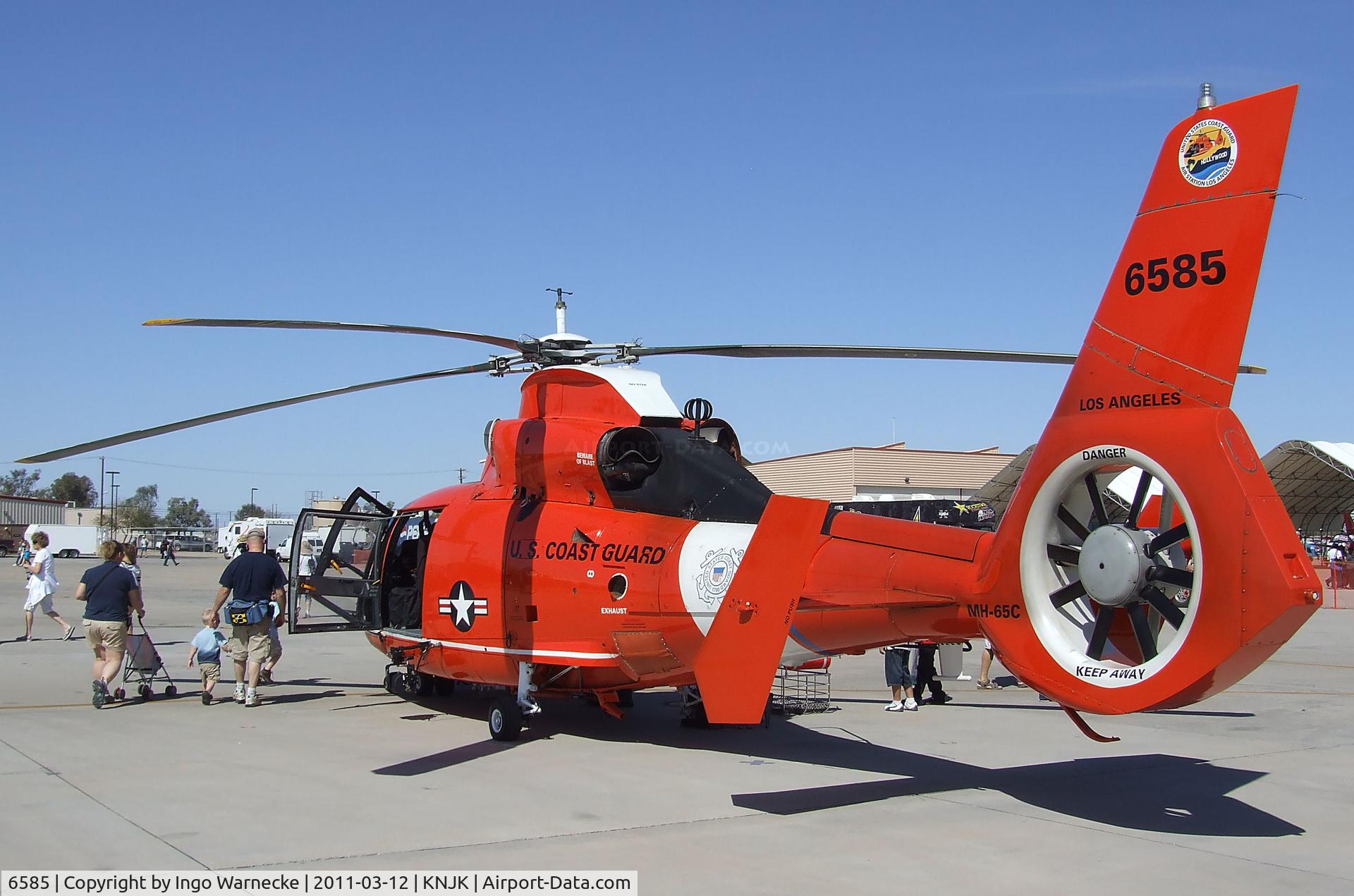 6585, 1988 Aérospatiale HH-65C Dauphin C/N 6284, Aerospatiale HH-65C Dolphin of the USCG at the 2011 airshow at El Centro NAS, CA