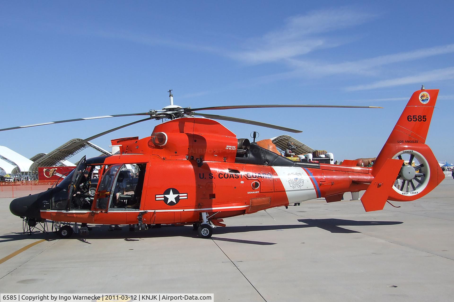 6585, 1988 Aérospatiale HH-65C Dauphin C/N 6284, Aerospatiale HH-65C Dolphin of the USCG at the 2011 airshow at El Centro NAS, CA