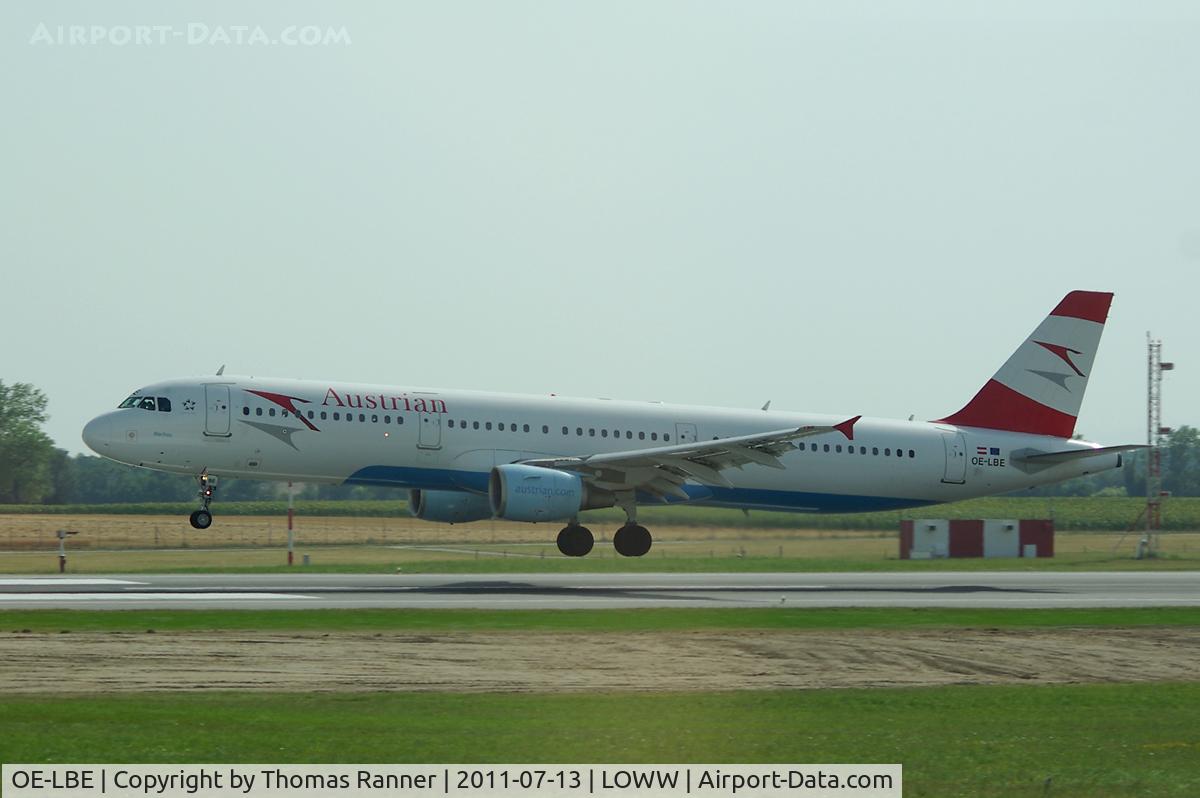 OE-LBE, 1998 Airbus A321-211 C/N 935, Austrian Airlines Airbus A321