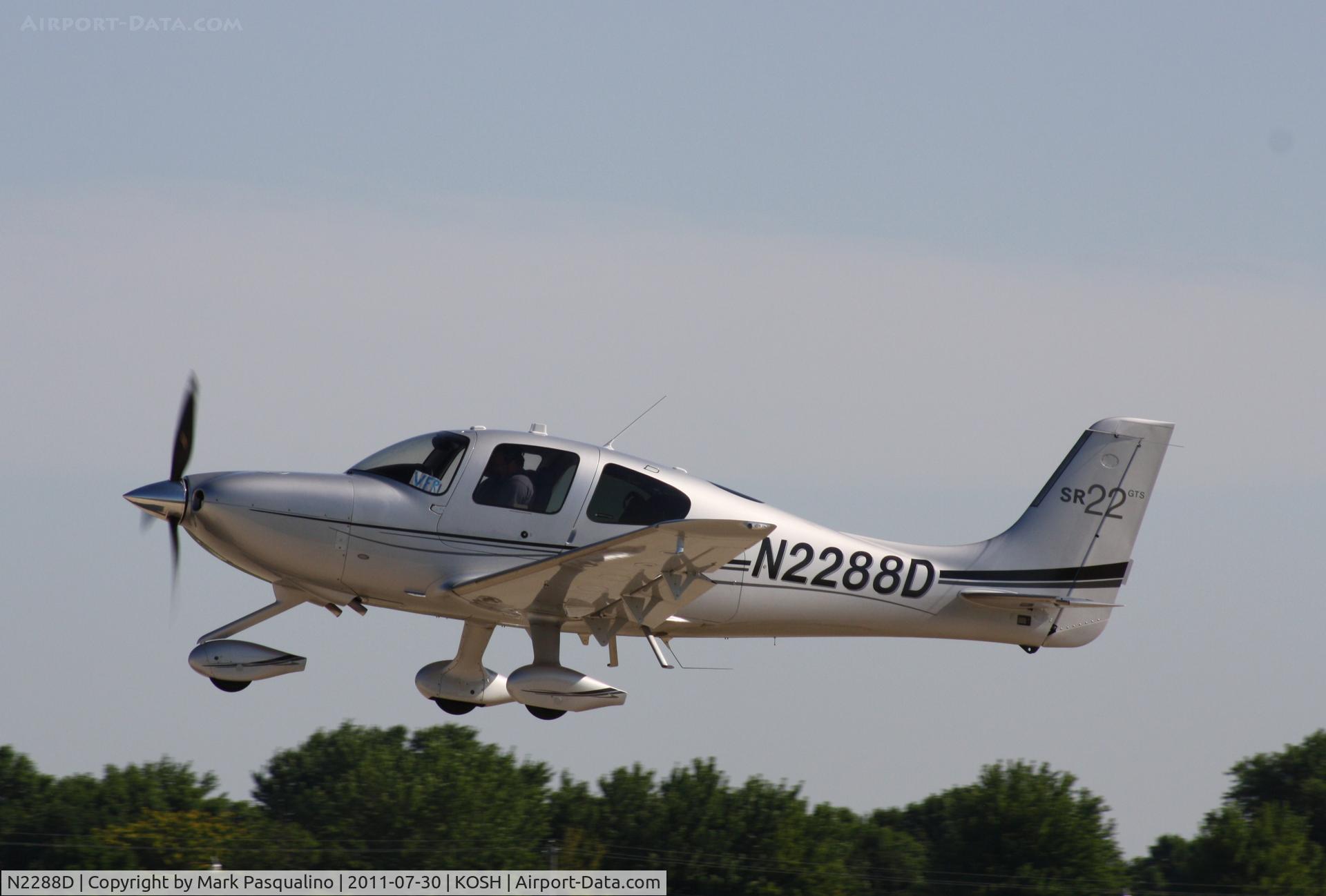 N2288D, Cirrus SR22 GTS C/N 3761, Cirrus SR22