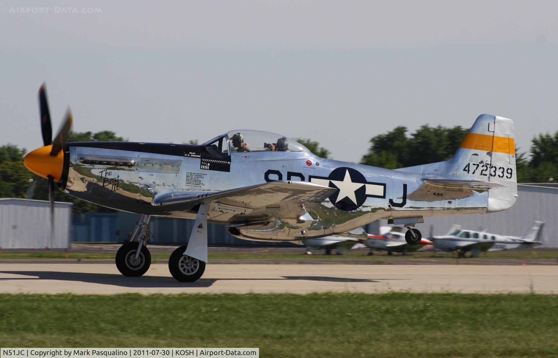 N51JC, 1944 North American P-51D Mustang C/N 122-38798, North American P-51D